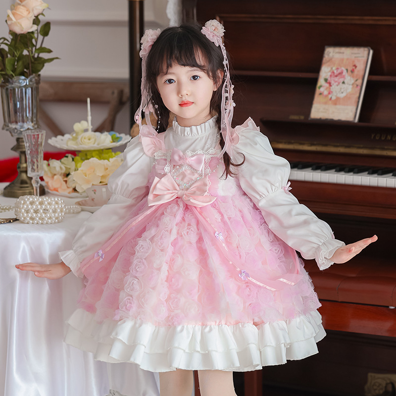 Baby Clothing High Quality - Frühling Kinderkleidung Mädchen Hochwertige Puffärmel Prinzessinnenkleid