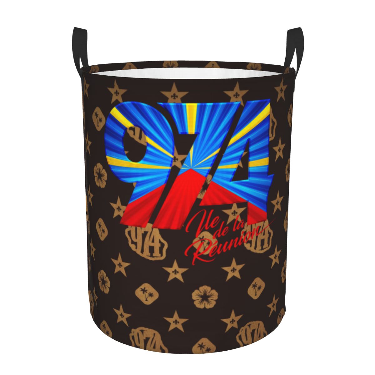 Baby Clothing Basket - 974 Reunion Island Logo Wäsche korb