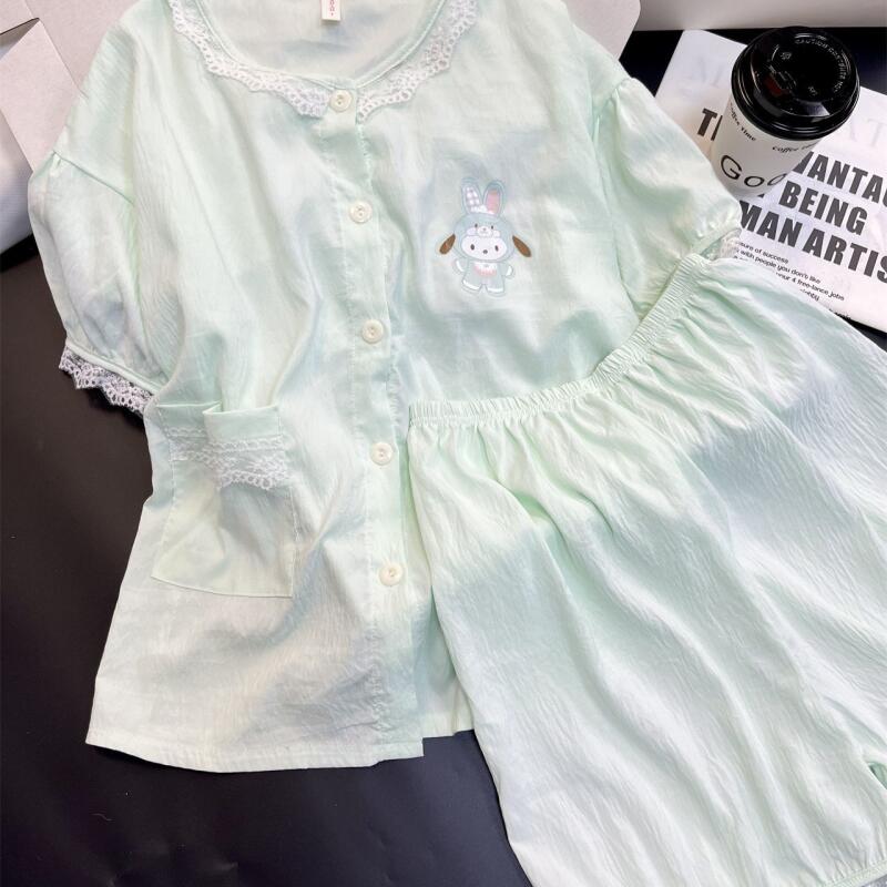 Summer Short Set - Kurzärmeliger Zweiteiler-Pyjama Pochacco 2026 Damen Sommer
