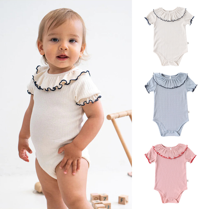Baby Clothing Layers - Sommerlicher Dreieckiger Body für Babymädchen aus