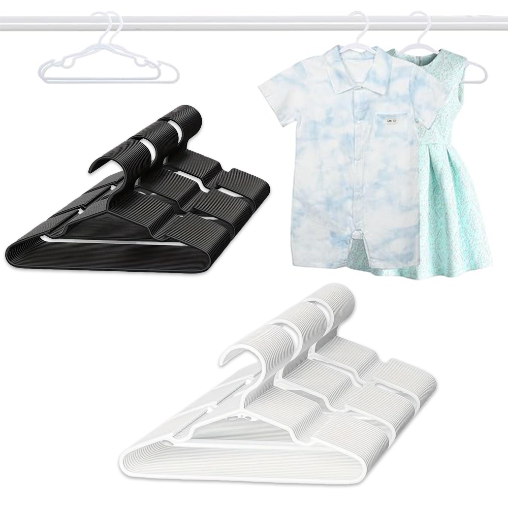 Baby Clothing Wardrobe - 10/20 Stück rutschfeste Kleiderbügel für Säuglinge
