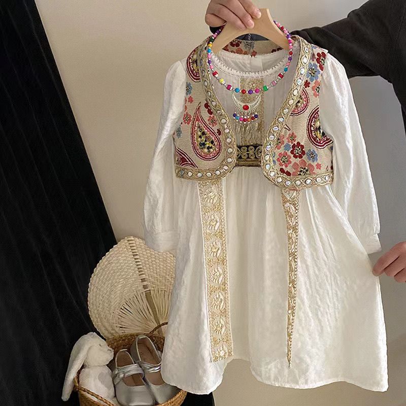 Baby Girl Clothing Zara - 120–170 cm Mädchen-Kleid-Set, 2025, Frühjahr/Sommer, neues