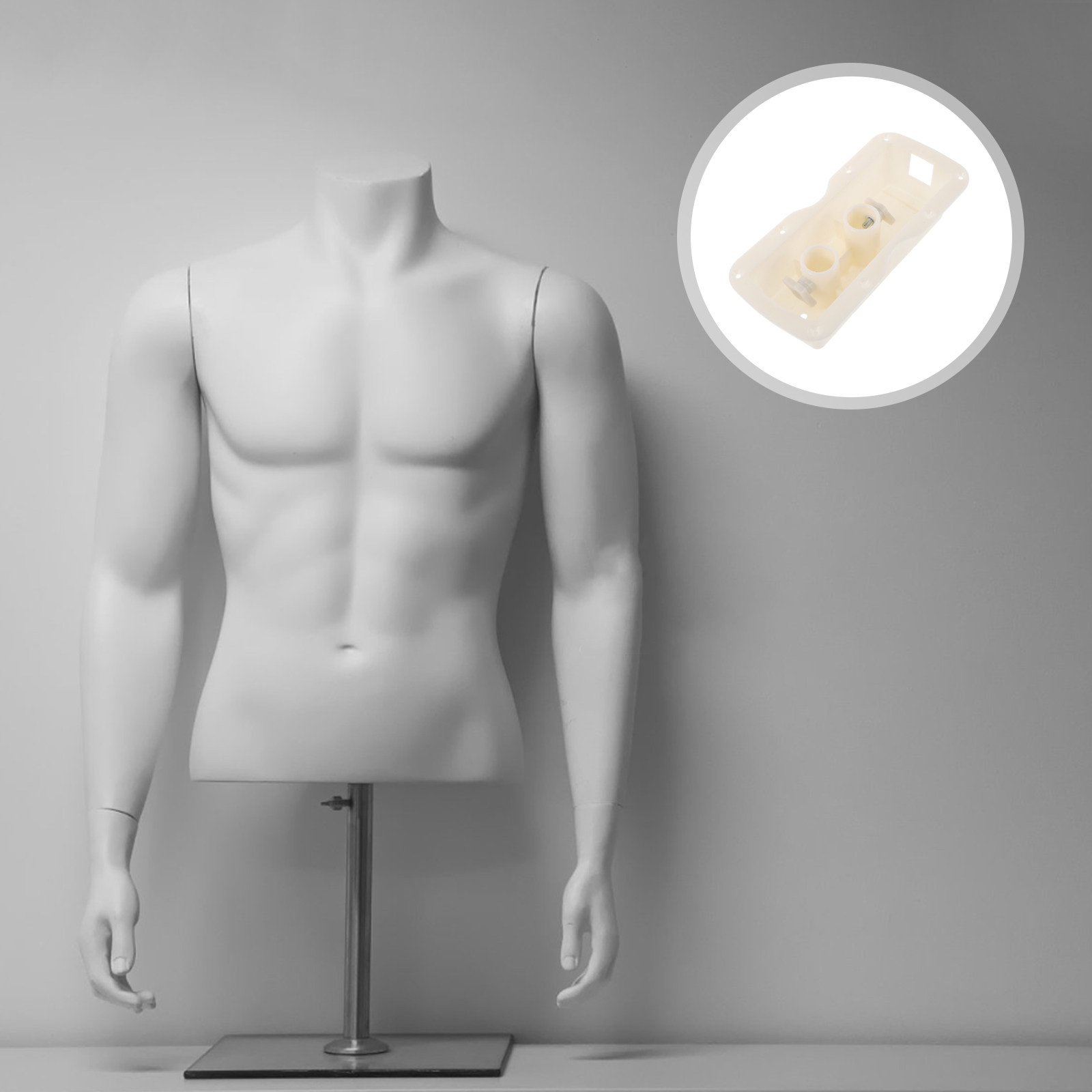 Baby Clothing Display - Ersatzständer für Mannequin-Stange aus Kunststoff, 8,19x3,7