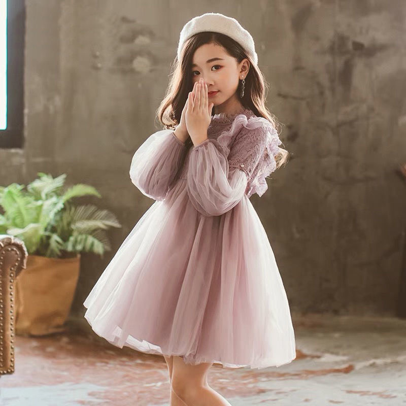 Baby Girl Clothing Zara - Frühling Herbst Kinder Mädchen Kleider Laterne