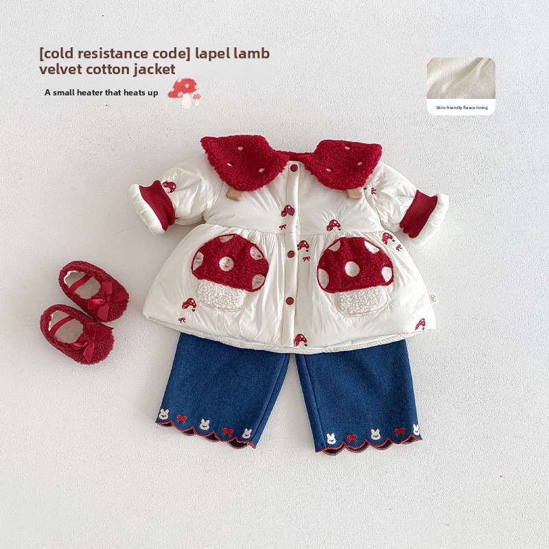 Baby Clothing Winter - Western-Neujahrskleidung für Mädchen, 2025, neues Winterkleid,
