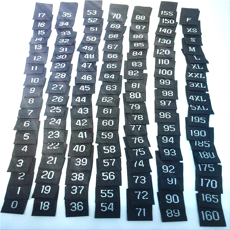 Größenetikett Digitales Nummer – Baby Clothing Labels Bewertung und Preis