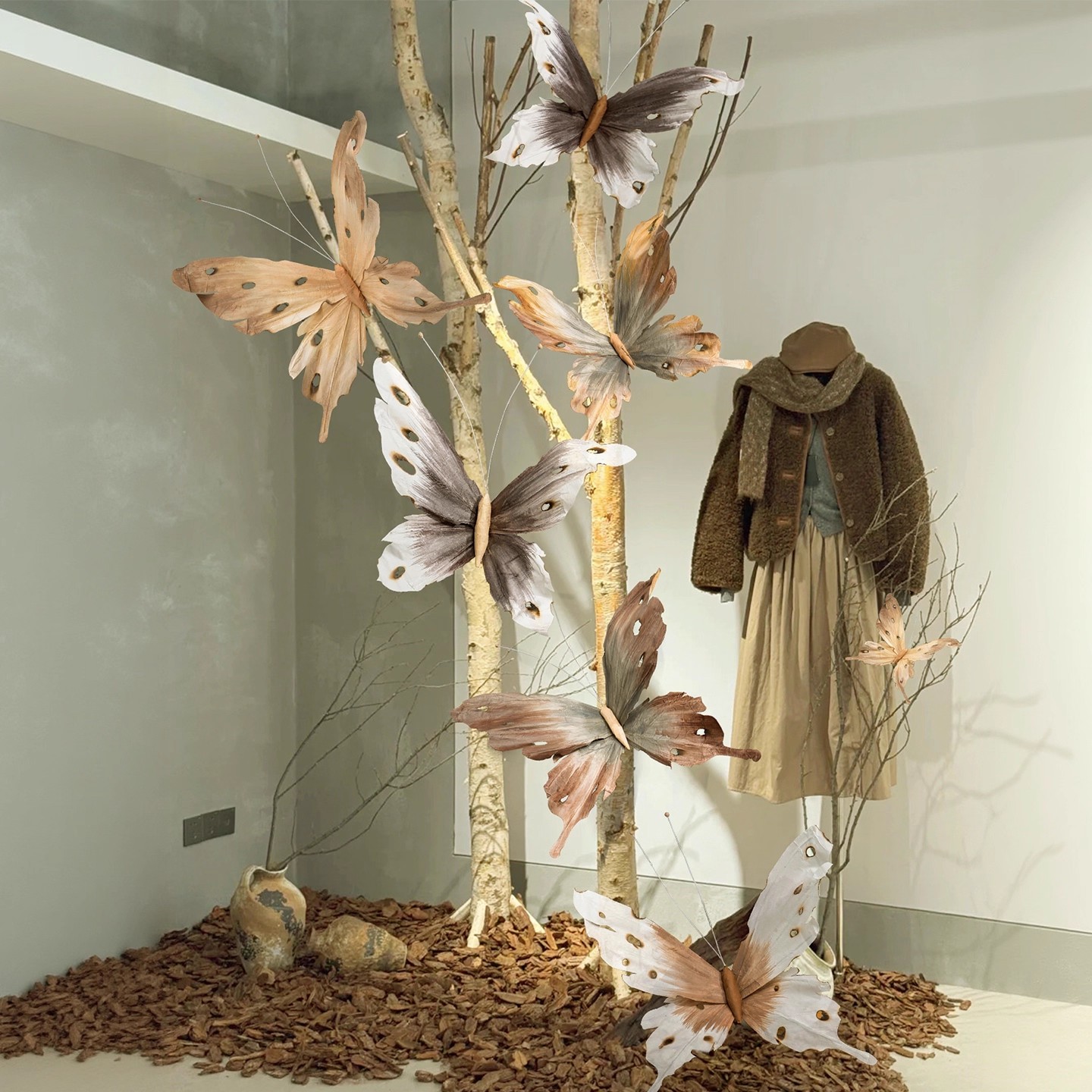 CX Indoor Herbst Schmetterling – Baby Clothing Display Bewertung und Preis