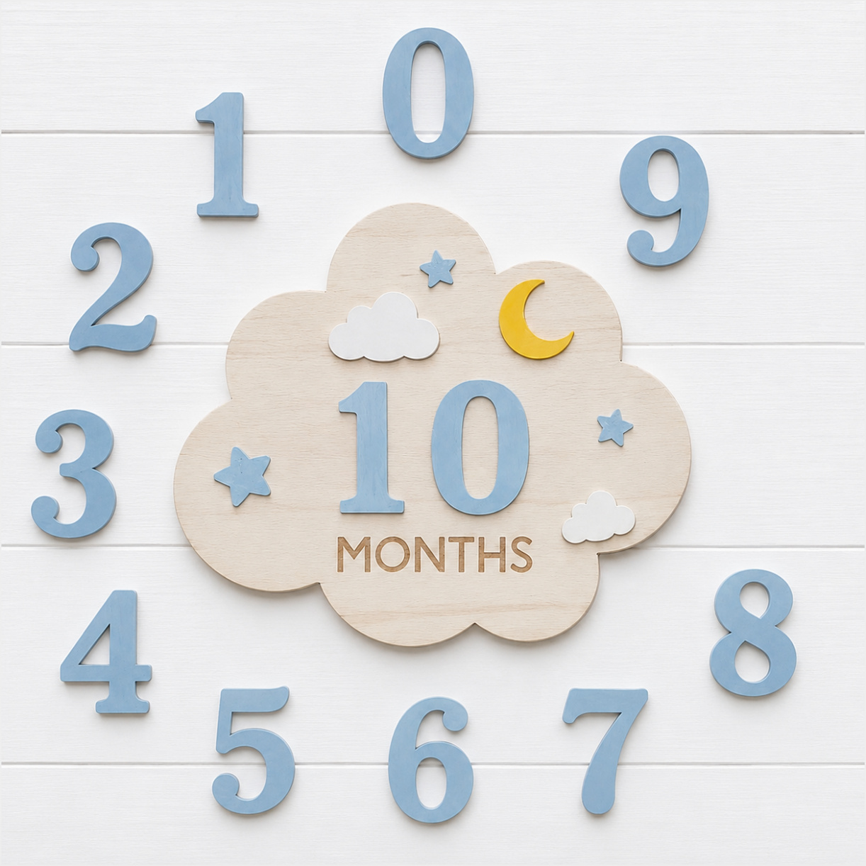 1-Set Holzkarten für die Monat – Newborn Gift Set Bewertung und Preis