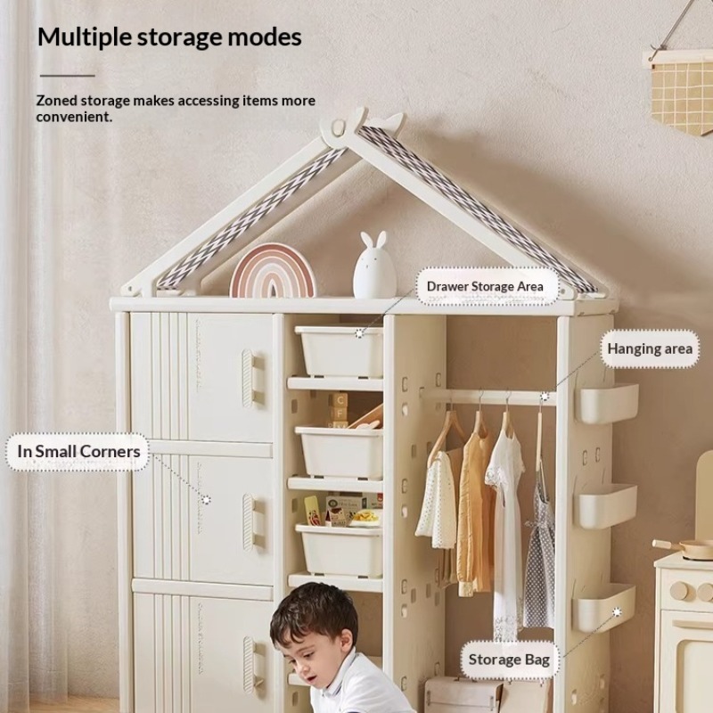 Kinder-Garderobenschrank, plat – Baby Clothing Wardrobe Bewertung und Preis