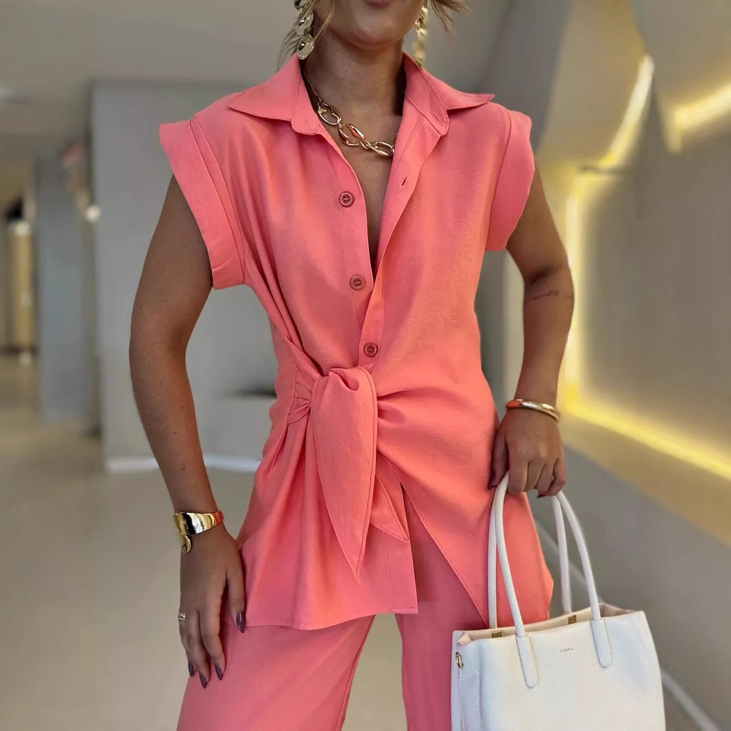 Damen Zweiteiler mit Taillenba – Summer Short Set Bewertung und Preis